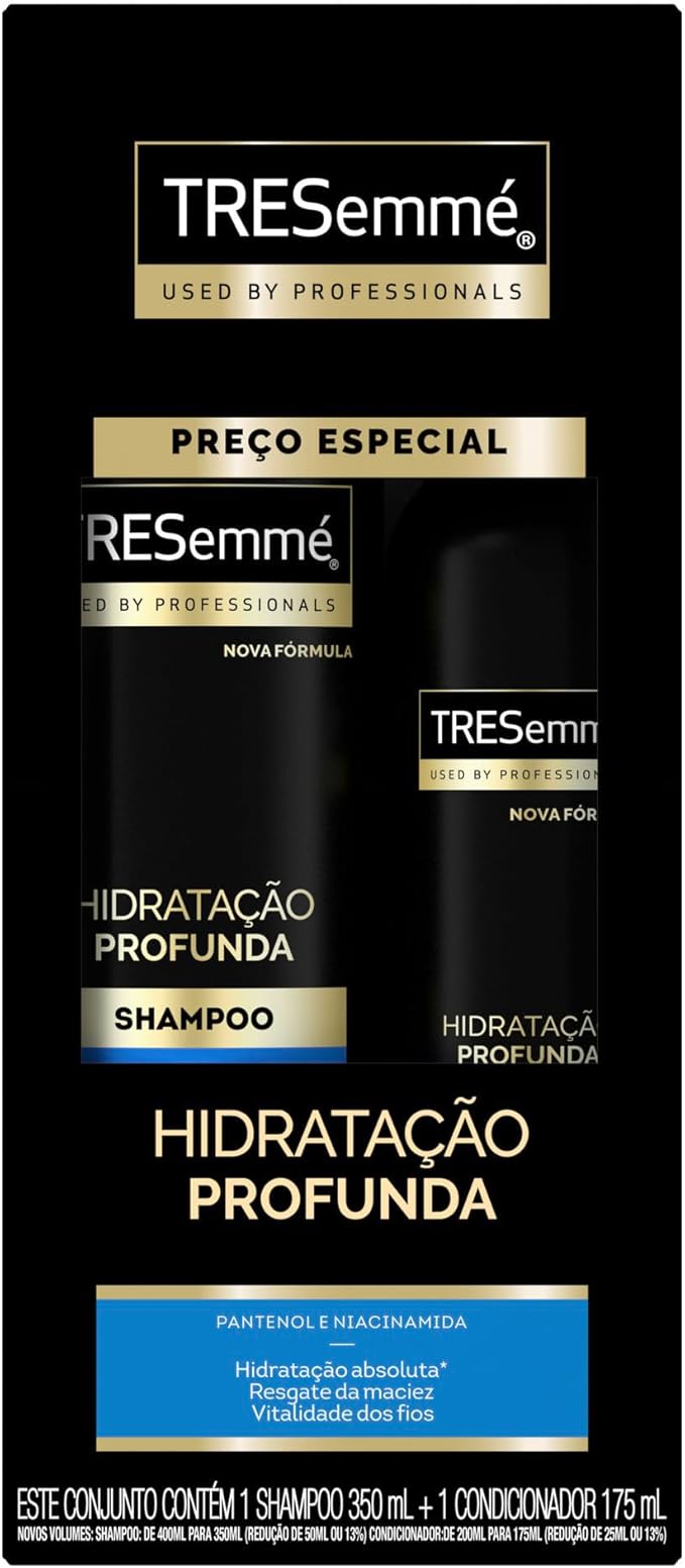 TRESemmé Kit Hidratação Profunda Shampoo 350ml + Condicionador 175ml
